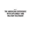 The American Experience with Diplomacy and
