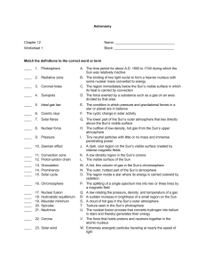 Worksheet 1