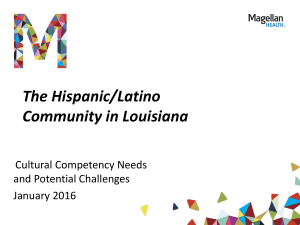 The Hispanic/Latino Community in Louisiana
