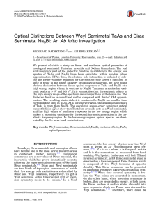 Optical Distinctions Between Weyl Semimetal TaAs and Dirac