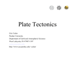 Plate Tectonics - Purdue University