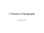 5 Themes of Geography - Garnet Valley School District