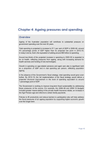 Chapter 4 - Ageing Pressures and Spending