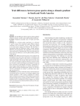 Trait differences between grass species along a climatic