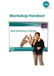 Workshop Handout - Deaf Society of NSW