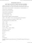 Thermochem Practice Test