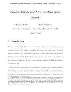 Inflation During and After the Zero Lower Bound