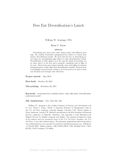 Fees Eat Diversification`s Lunch