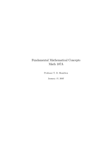 Math 107A Book - Sacramento State