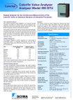 Specifications CalorVal BTU Analyzer