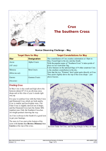 Crux The Southern Cross