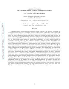 arXiv:astro-ph/9701131v1 18 Jan 1997