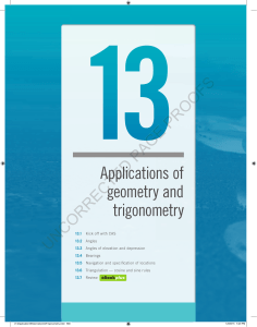 Applications of geometry and trigonometry