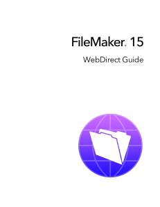 FileMaker 15 WebDirect Guide