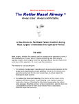 The Kotler Nasal Airway ™