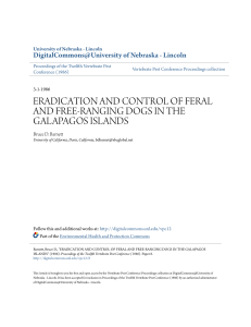 eradication and control of feral and free