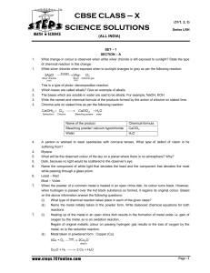 cbse class – x science solutions