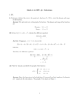 Math 113 HW #1 Solutions
