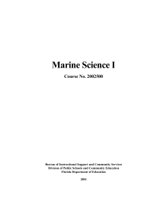 Marine Science Textbook - Dakota State University