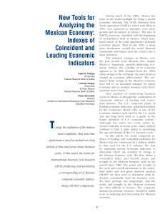 New Tools for Analyzing the Mexican Economy