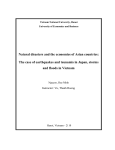 Natural disasters and the economies of Asian countries: The case of