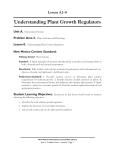 Understanding Plant Growth Regulators