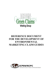 reference document for the development of environmental marketing
