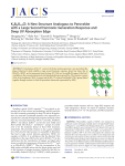 K3B6O10Cl: A New Structure Analogous to Perovskite with a Large