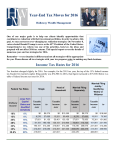 2016 Tax Report - Holloway Wealth Management