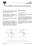 AN804 P-Channel MOSFETs, the Best Choice for High