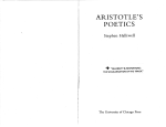 aristotle`s poetics - U