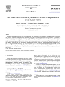 The formation and habitability of terrestrial planets in the presence of