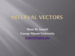 Interval Vectors