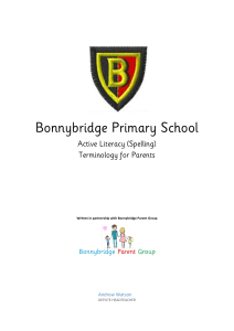 Active Literacy - Bonnybridge Primary School