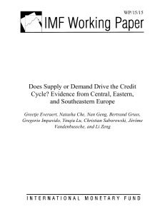 Does Supply or Demand Drive the Credit Cycle?