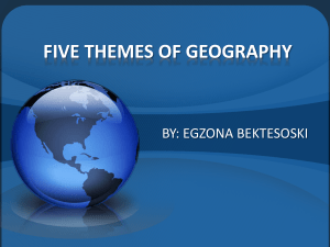 five themes of geography - Hicksville Public Schools
