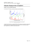 Cryosphere Lab 7 Activity Sheet - SERC