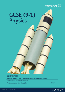 GCSE (9-1) Physics - Edexcel