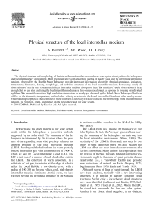 Physical structure of the local interstellar medium