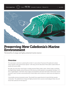 Preserving New Caledonia`s Marine Environment