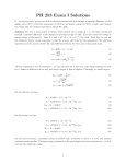 PH 253 Exam I Solutions