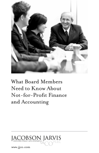 What Board Members Need to Know About Not-for