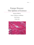 Pompe Disease: The Sphinx of Science