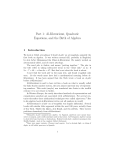 Part 1: Al-Khw¯arizm¯ı, Quadratic Equations, and the Birth of Algebra