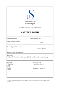 master`s thesis