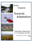 From Impacts Towards Adaptation—Mississippi Watershed