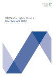 SACStat - Higher Courts User Manual 2016