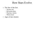 How Stars Evolve