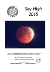 Sky-High 2015 - Irish Astronomical Society