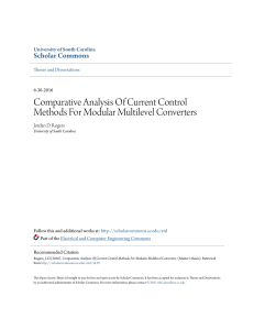 Comparative Analysis Of Current Control Methods For Modular